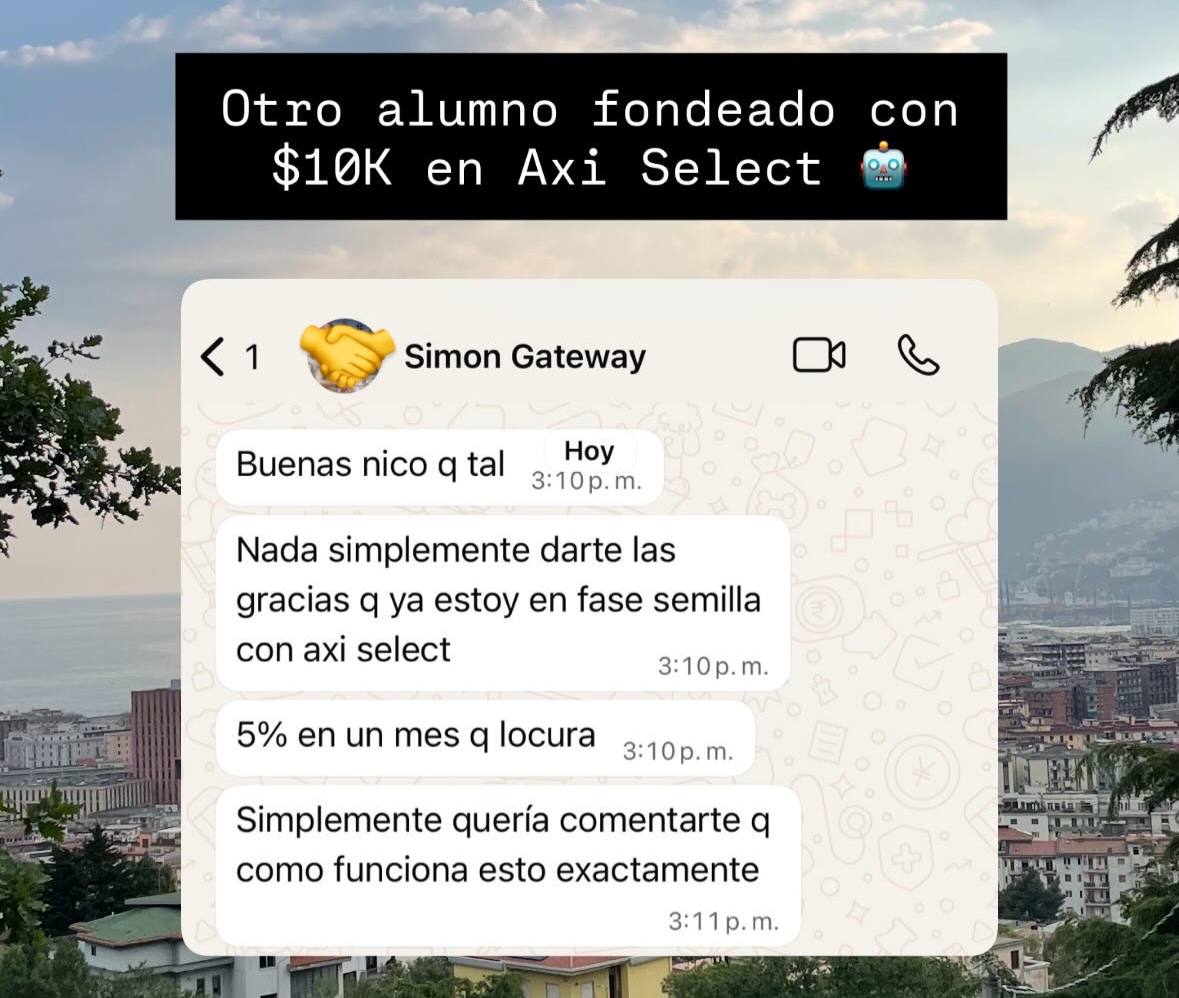 Robot trading GPT para Axi Select