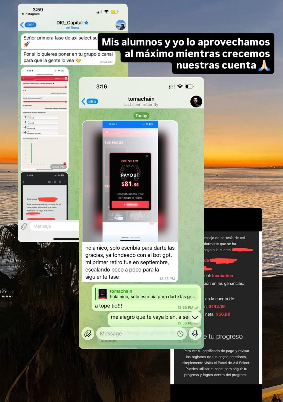 Robot trading GPT para Axi Select